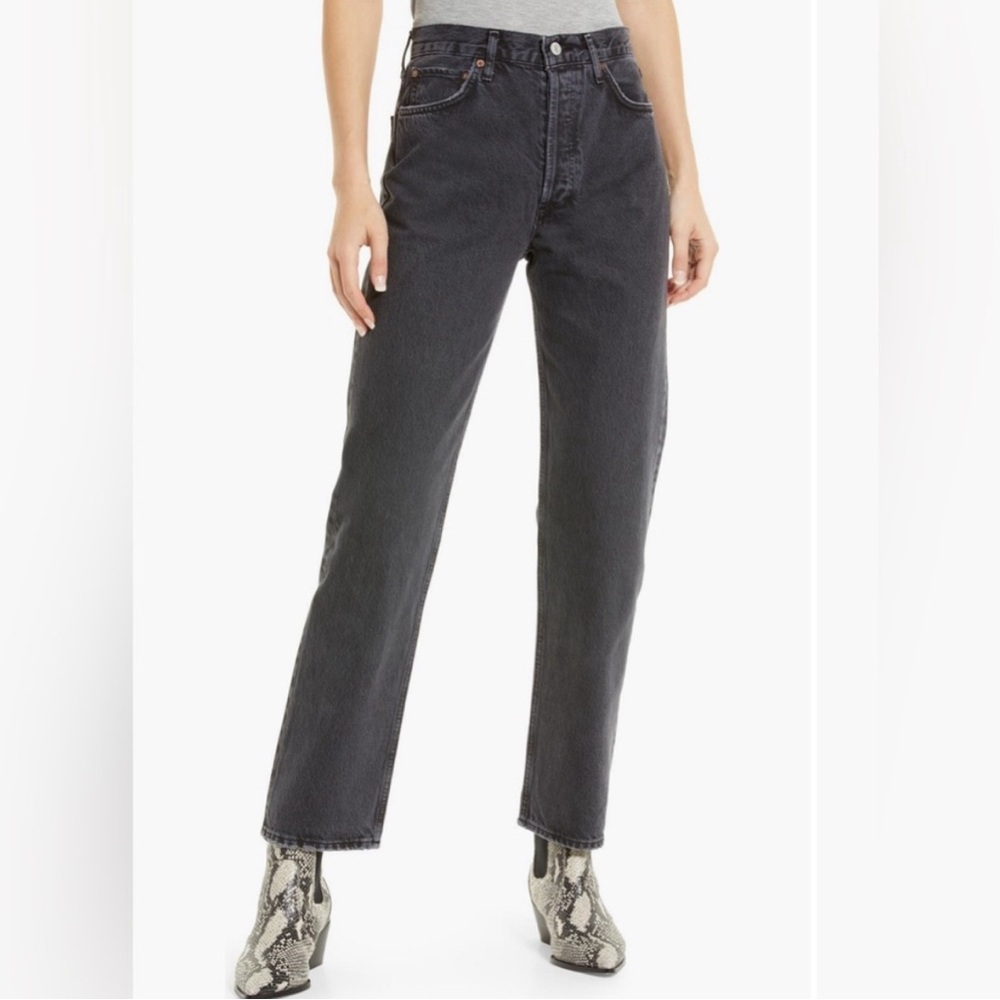 Agolde, 90s pinch waist jeans off black 27